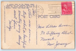 c1953 Phoenix Arizona AZ Vintage Postcard Midwinter Scene Camelback Inn Posted