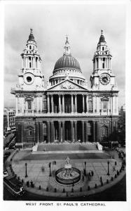 BR61426 west front st paul cathedral london real photo   uk