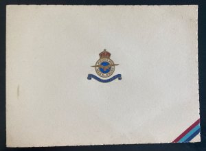 Royal Canadian Air Force RAF Flying Boat Squadron New Year Card Military