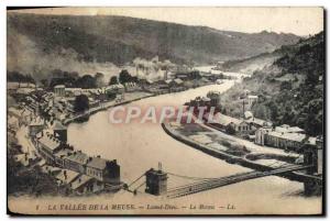Old Postcard La Vallee De La Meuse Laval Dieu The Rowa