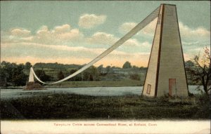 Enfield Connecticut CT Connecticut River Telephone Cable c1910 Postcard