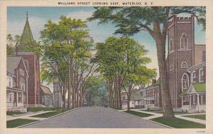 New York Waterloo Williams Street Looking East