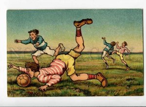 263040 GERMANY FOOTBALL soccer COMIC Player Vintage postcard