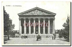 Old Postcard Paris La Madeleine