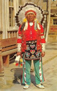 California CA ~ INDIAN CHIEF WHITE EAGLE  Knott's Berry Farm Amusement Park