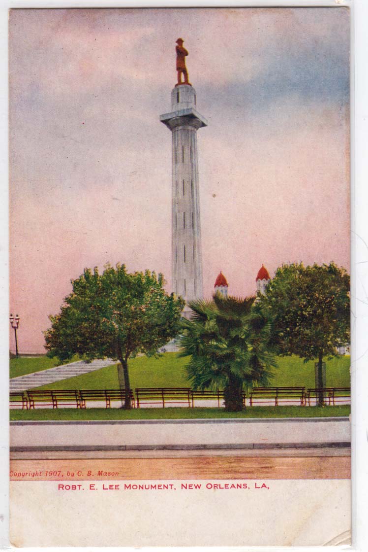 Robert E Lee Monument, New Orleans LA United States Louisiana New