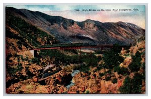 High Bridge on the Loop Near Georgetown Colorado CO UNP DB Postcard W22