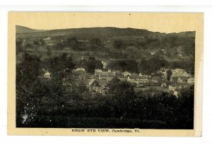 VT - Cambridge. Bird's Eye View