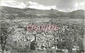 Modern Postcard Grenoble Panorama Telepherique Bastille