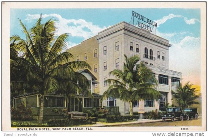 Florida West Palm Beach Royal Palm Hotel Curteich