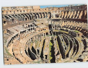 Postcard Interior of the Coliseum (detail), Rome, Italy