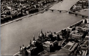 Hungary Budapest Látkép Vintage RPPC 04.98