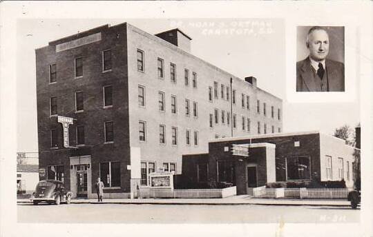 South Dakota Canistota Ortman Hotel Real Photo RPPC