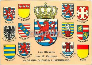 CPM Luxembourg Les Blasons des 12 Cantons du Grand-Duche de Luxembourg