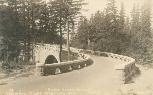 Oregon Columbia River Hwy Eagle Creek Bridge RPPC Unused