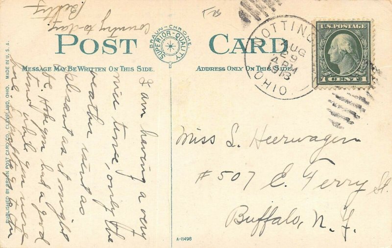 LP31   Cleveland Ohio Rockefeller Boulevard  Postcard 