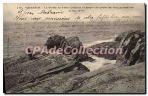 Old Postcard Penmarch La Roche St Guenole