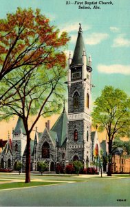 Alabama Selma First Baptist Church Curteich