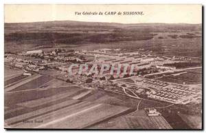 Old Postcard General view of Sissonne camp