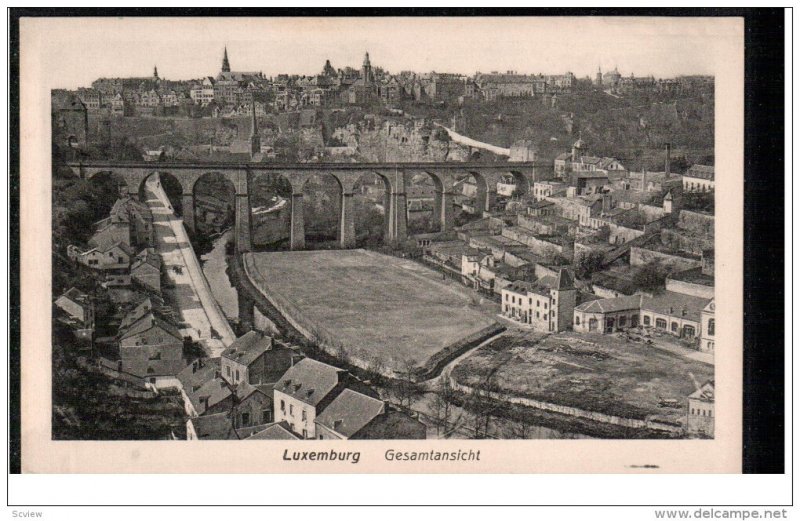 LUXEMBOURG, 1900-1910´s; Gesamtansicht