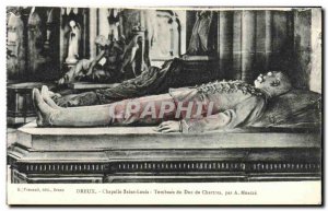 Old Postcard Dreux Chapelle Saint Louis Tomb of the Duke of Chartres