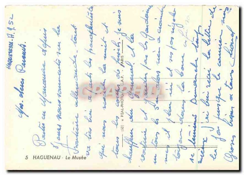 Modern Postcard Haguenau Musee