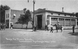 Clay Co. State Bank, Excelsior Springs, Missouri 1912 Photoette Vintage Postcard