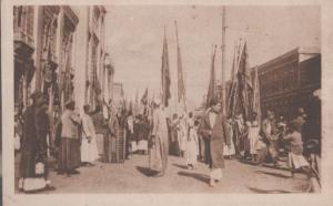 Cairo Religious Ceremony Antique Egyptian Postcard