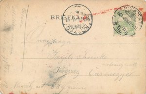 Dutch types Volendam artist postcard 1907