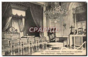 Old Postcard Versailles Palace of the Grand Triamon Bedroom of Louis Philippe