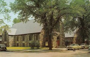 STREATOR, IL Illinois THE FIRST METHODIST CHURCH  40's~50's Cars Chrome Postcard