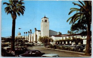 Postcard - Los Angeles Union Station - Los Angeles, California