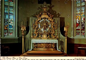 Indiana Notre Dame The Bernini Altar In Sacred Heart Church 1975