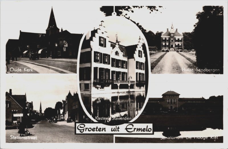 Netherlands Groeten Uit Ermelo Vintage RPPC C140