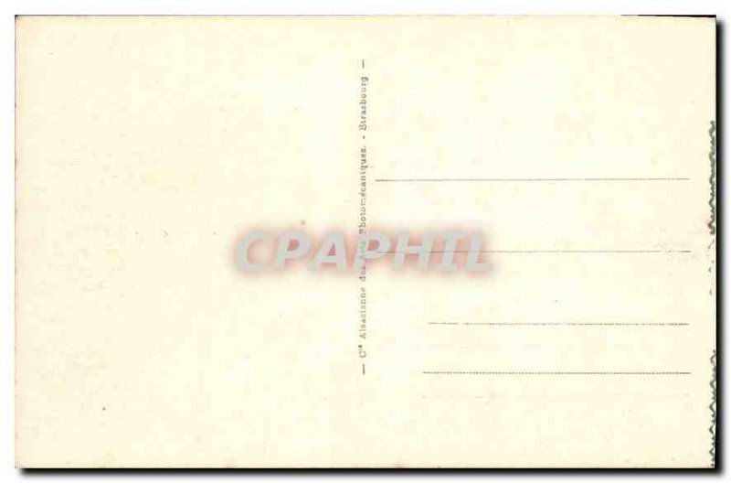 Old Postcard Saint Malo PLage Bon Secours at high tide