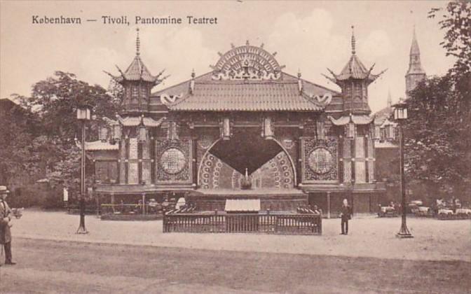 Denmark Copenhagen Tivoli Pantomine Teatret