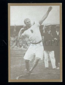 210133 FINLAND Elmer Niklander Finnish athlete 1912 olympiad old postcard