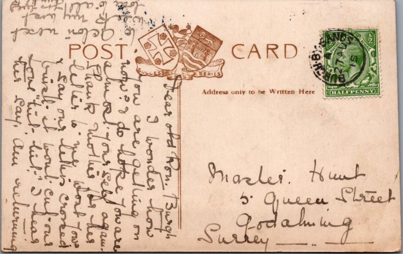 Lincolnshire Postcard - Monument, Burgh Marsh  XT254