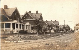 RPPC Officers Quarters, Fort MacKenzie WY Vintage Postcard N34