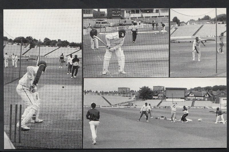 Sports Postcard - Cricket - West Indian Tourists Practice at Headingly  A6993