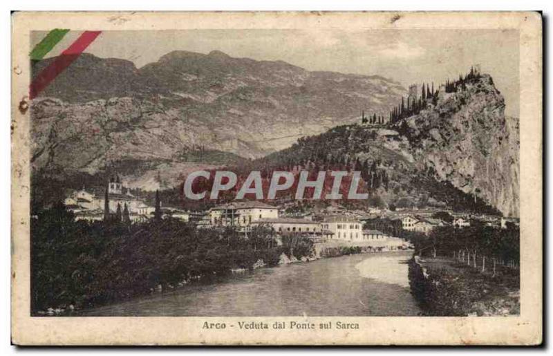 Postcard Old Argo Veduta dal Ponte sul Sarca