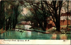 Onandoga Creek, Syracuse NY c1909 Vintage Postcard B45