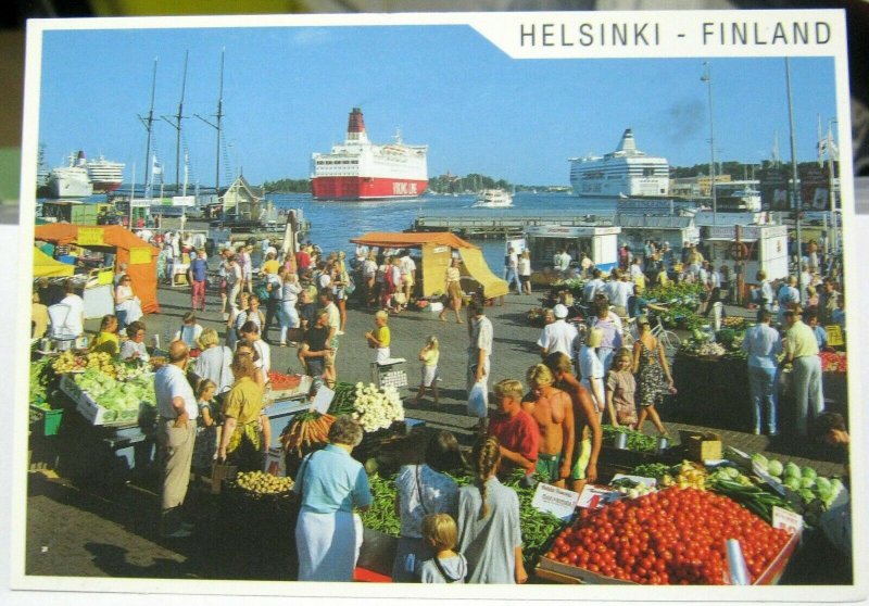 Finland Helsinki  South Harbour and Market Square - unposted