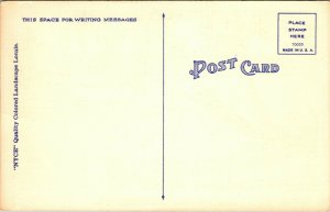 Greetings from Spickard Missouri Linen Postcard