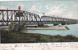 Iowa Davenport Government Bridge 1907