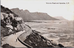 South Africa Victoria Road and Apostles Cape Town Vintage Postcard C109