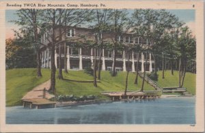 Postcard Reading YMCA Blue Mountain Camp Hamburg PA