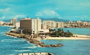 Puerto Rico San Juan San Jeronimo Hilton Vintage Postcard 07.96