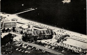 Vtg 1930's Beach Club Westchester Country Club Rye New York NY Postcard