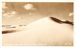 H56/ White Sands National Monument New Mexico RPPC Postcard c1950s  3